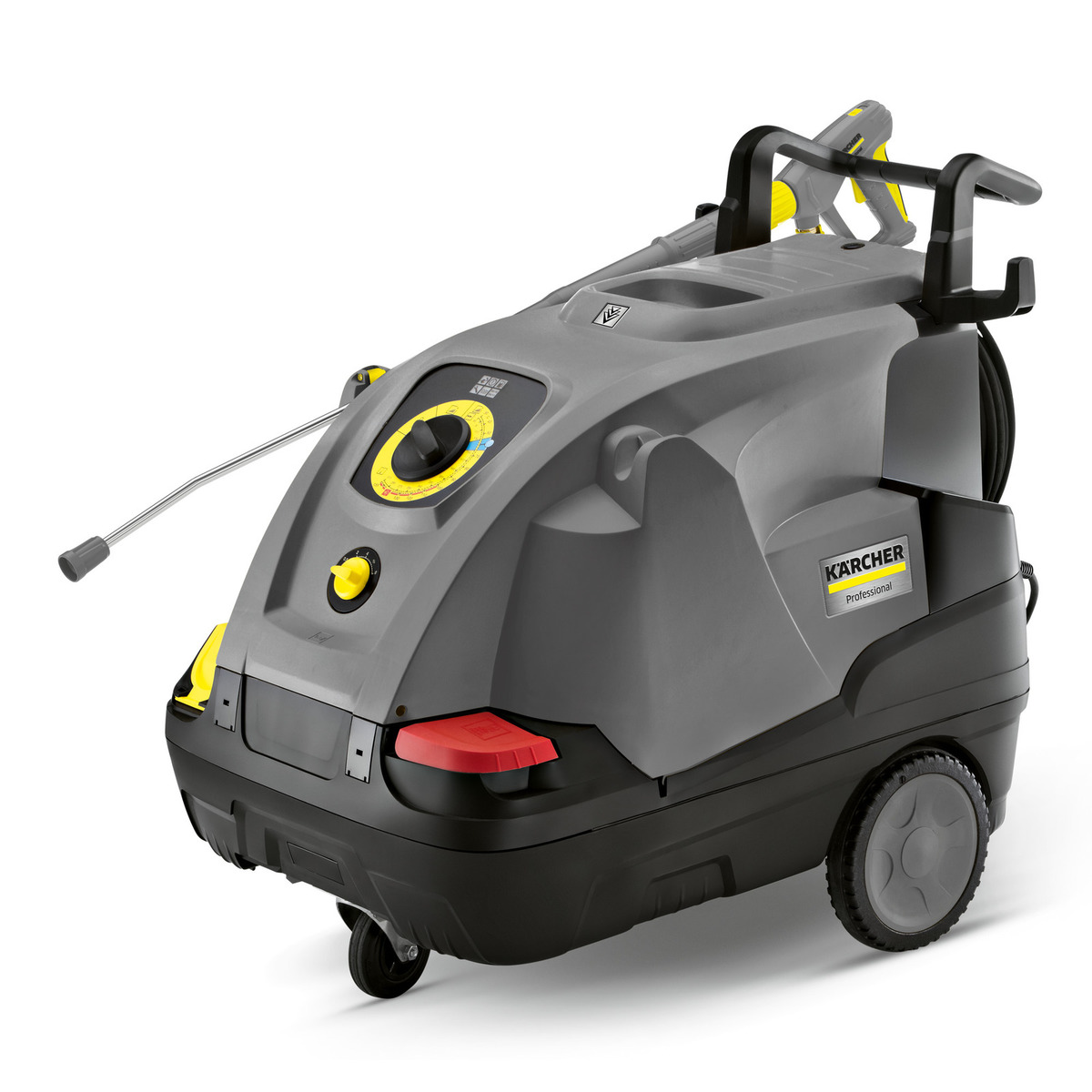 Grey Pressure washer on white background